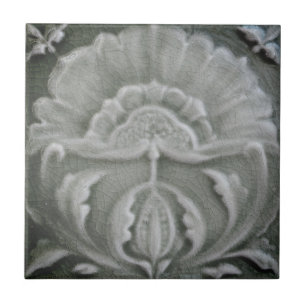 Tatsächliches Bild weiße Blume, rustikal, vintage Fliese