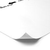 Tatsächliches Diagramm für eine Toilette eines Rau Poster (Ecke)