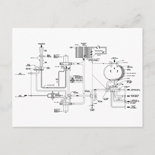 Tatsächliches Diagramm für eine Toilette eines Rau Postkarte (Vorderseite)