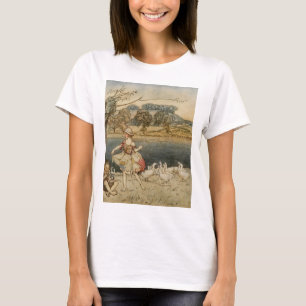 Tattercoats Tanzen, während der Gooseherd leitet T-Shirt