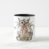 Tattered Pirate Tom Cat Coffee Tasse (Zentrum)