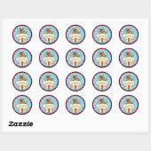 Tattered Snowman Stickers (Blatt)