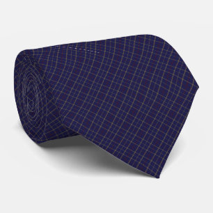 Tattersall Fashion Brooks Blau Gold Rot Krawatte