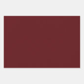 Tattersall Fashion Brooks Maroon Blue Gold Geschenkpapier Set (Vorderseite 3)