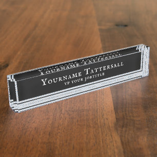 Tattersall Tartan Kariertes Muster Namensplakette