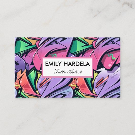 Tatto Artist Visitenkarte (Vorderseite)