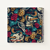 Tatto-Muster-Notebook Notizblock (Rückseite)