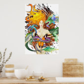 tattoo 2 life CENSORED Poster (Küche)