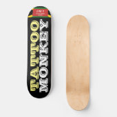 TATTOO-AFFE Skateboard (Vorderseite)