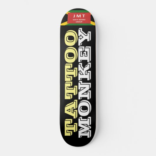 TATTOO-AFFE Skateboard (Vorderseite)