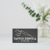 TATTOO AFTERCARE ANWEISUNGEN KALK VISITENKARTE (Stehend Vorderseite)