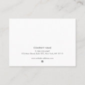 Tattoo Aftercare Instructions Business Card Visitenkarte (Rückseite)