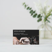 Tattoo Aftercare Instructions Visitenkarte (Stehend Vorderseite)