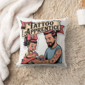Tattoo Apprentice - Niedlicher Cartoon Vater & Toc Kissen (Decke)