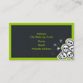 Tattoo Art Business Cards - Skulls Visitenkarte (Rückseite)