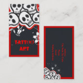 Tattoo Art Business Cards - Skulls Visitenkarte (Vorne/Hinten)