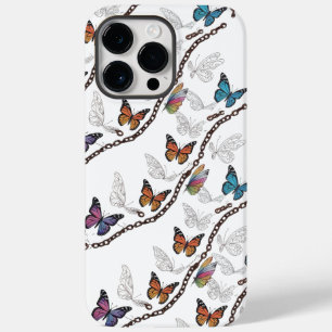 Tattoo Art Butterfly Chain - iPhone Case-Mate iPhone 14 Pro Max Hülle