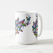 Tattoo Art Colorful Butterfells - Kaffeetasse (VorderseiteRechts)