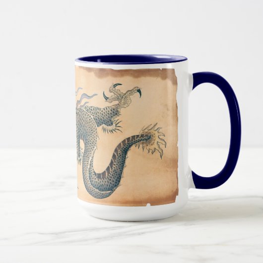 Tattoo Art Dragon Tasse (Rechts)