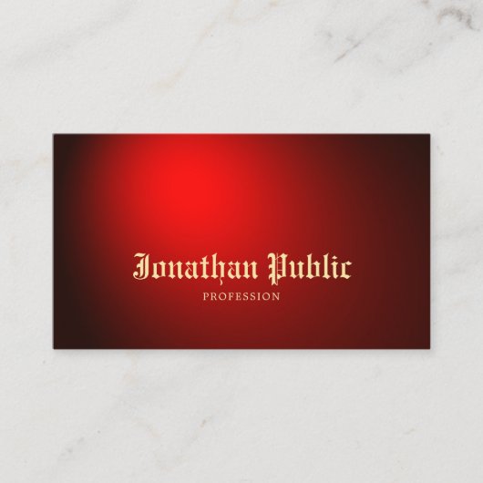 Tattoo Artist Art Creative Black Red Tattooist Visitenkarte (Vorderseite)