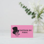 TATTOO ARTIST BUSINESS CARDS VISITENKARTE (Stehend Vorderseite)