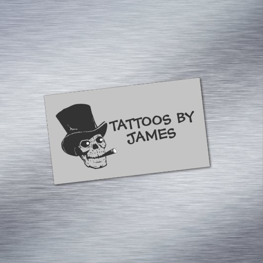 TATTOO ARTIST BUSINESS CARNET MAGNETISCHE VISITENKARTE (Beispiel)