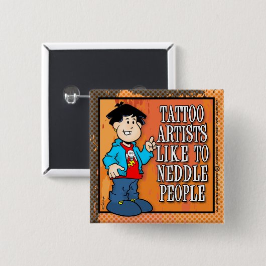 Tattoo Artist Button (Vorne & Hinten)