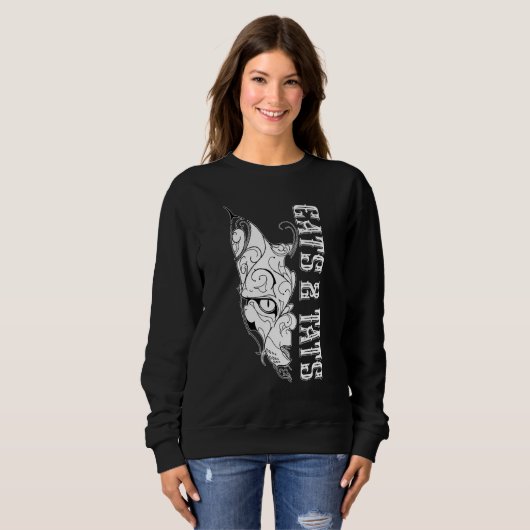 Tattoo Artist Cat 2 Sweatshirt (Vorne ganz)