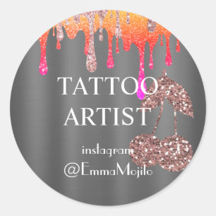 Tattoo Artist Deal Angebot Classic Runde Runder Aufkleber