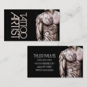 Tattoo Artist Design Body Business Card Visitenkarte (Vorne/Hinten)