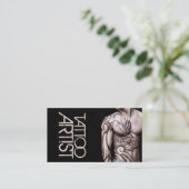 Tattoo Artist Design Body Business Card Visitenkarte (Stehend Vorderseite)