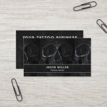 Tattoo Artist Gothic Black Dark Academia Skull