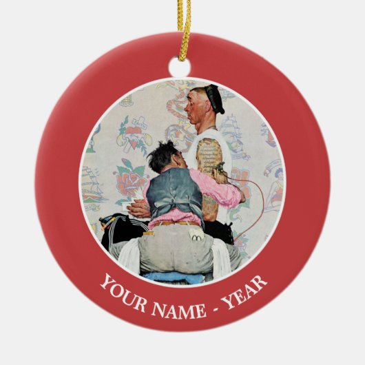 Tattoo Artist Keramikornament (Vorne)