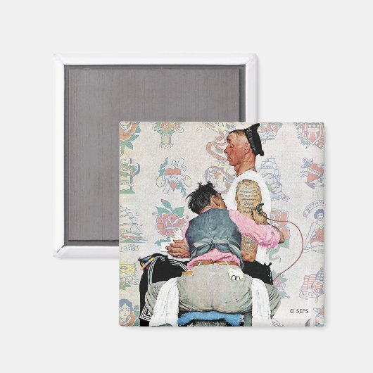 Tattoo Artist Magnet (Vorderseite/Rückseite)