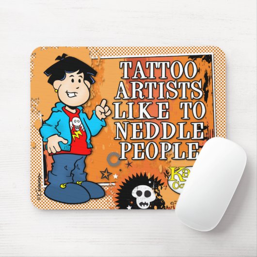 Tattoo Artist Mousepad (Mit Mouse)