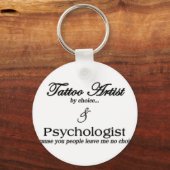 Tattoo Artist (nach Wahl) Schlüsselanhänger (Vorderseite)