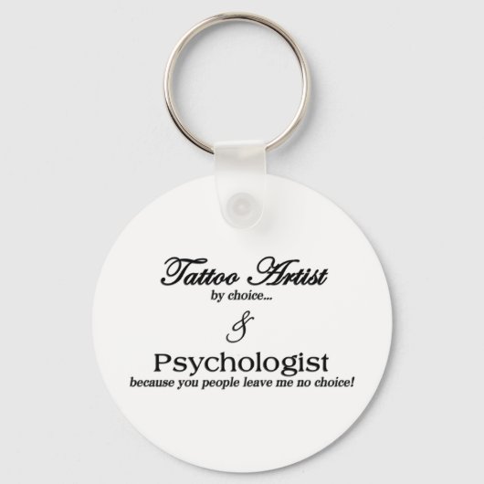 Tattoo Artist (nach Wahl) Schlüsselanhänger (Vorderseite)
