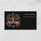 Tattoo artist QR code  Visitenkarte (Vorderseite)