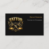 Tattoo artist QR code  Visitenkarte (Vorderseite)