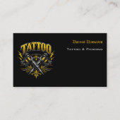 Tattoo artist QR code  Visitenkarte (Vorderseite)