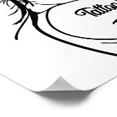 Tattoo Artist Rosie The Riveter Button Up Poster (Ecke)