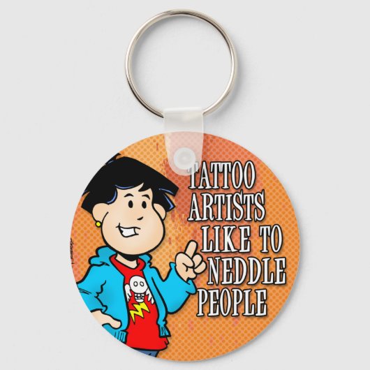 Tattoo Artist Schlüsselanhänger (Vorderseite)