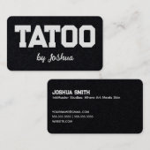 Tattoo Artist Shop Visitenkarte (Vorne/Hinten)