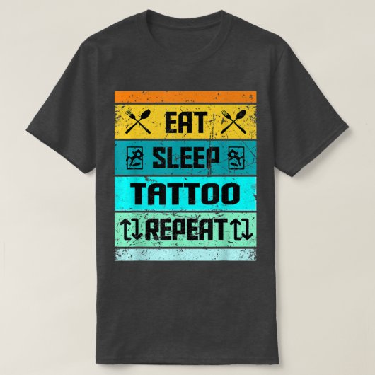 Tattoo Artist Tattoo Lover Funny Tattooist T - Shi T-Shirt (Design vorne)