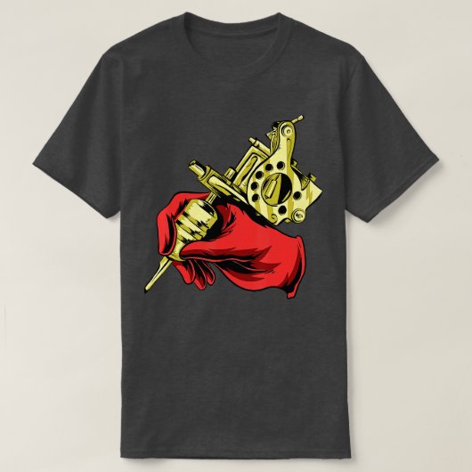 Tattoo Artist Tattooist Tinte Master Machine Ink T-Shirt (Design vorne)