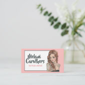 Tattoo Artist Visitenkarte (Stehend Vorderseite)