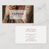 Tattoo Artist Visitenkarte (Vorne/Hinten)