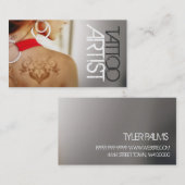 Tattoo Artist, Visitenkarte (Vorne/Hinten)