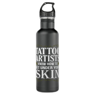 Tattoo Artists kennen Funny Tattoos Lover Graphic Edelstahlflasche