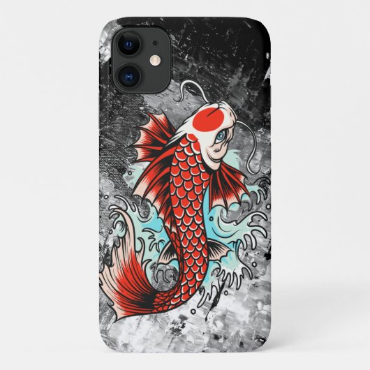 Tattoo Asian Koi Fischteich Chinesisches Wasser Case-Mate iPhone Hülle (Rückseite)